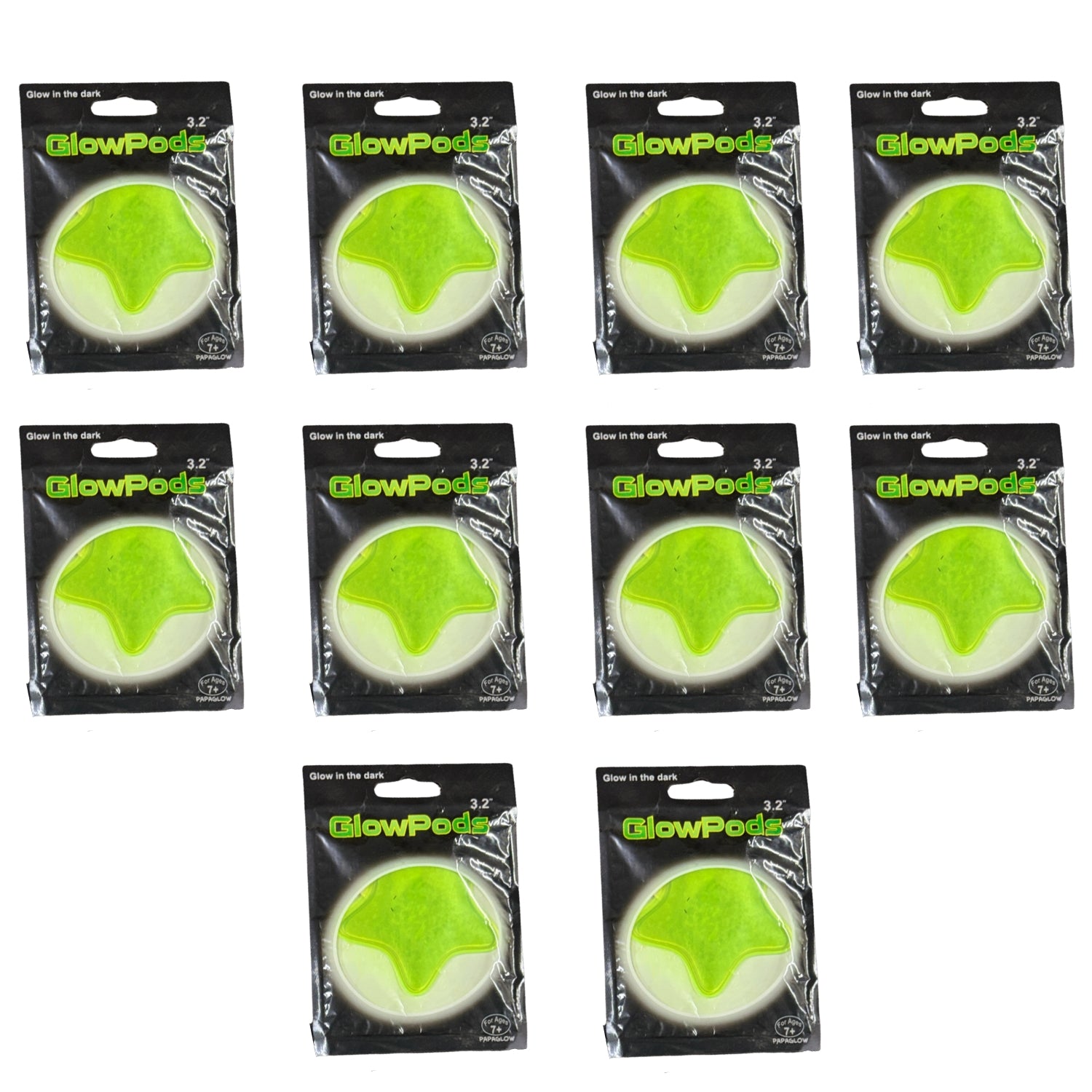 Glow in Dark Stickers for Kids | Night Glow Wall Stickers for Bedroom, Ceiling & Kids Room Decor - Apkamart #Style_Pack Of 10