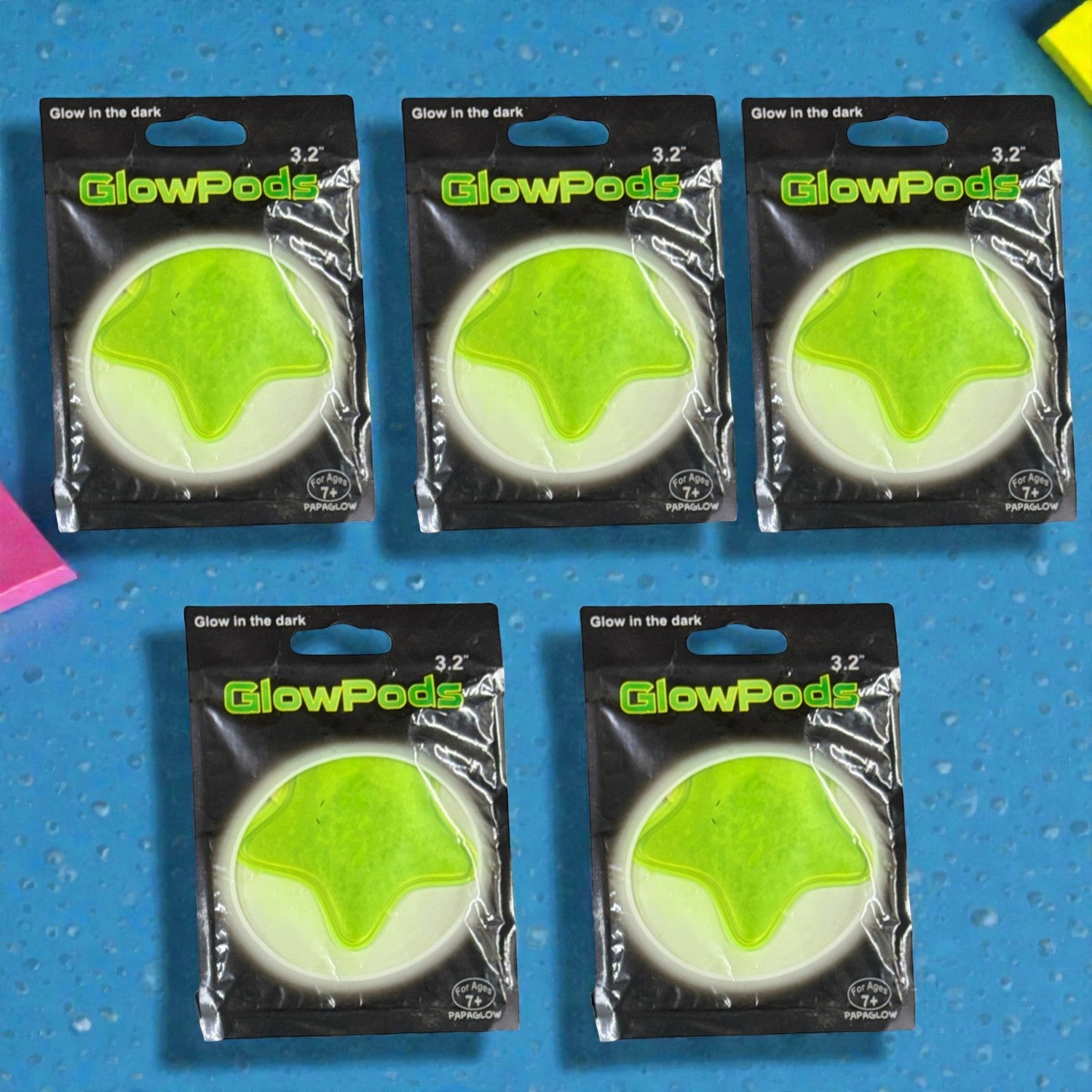 Glow in Dark Stickers for Kids | Night Glow Wall Stickers for Bedroom, Ceiling & Kids Room Decor - Apkamart #Style_Pack Of 5