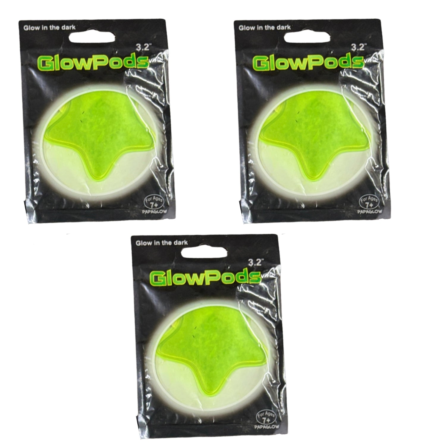 Glow in Dark Stickers for Kids | Night Glow Wall Stickers for Bedroom, Ceiling & Kids Room Decor - Apkamart #Style_Pack Of 3