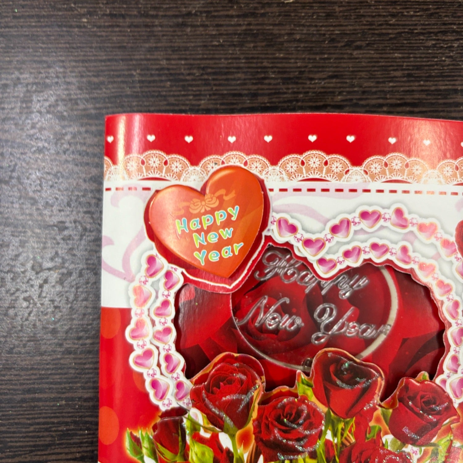 Happy New Year Greeting Card | Premium Paper Card with Message Space | New Year Wish Card for Friends, Family & Loved Ones | Festive Printed Greeting Card - Apkamart