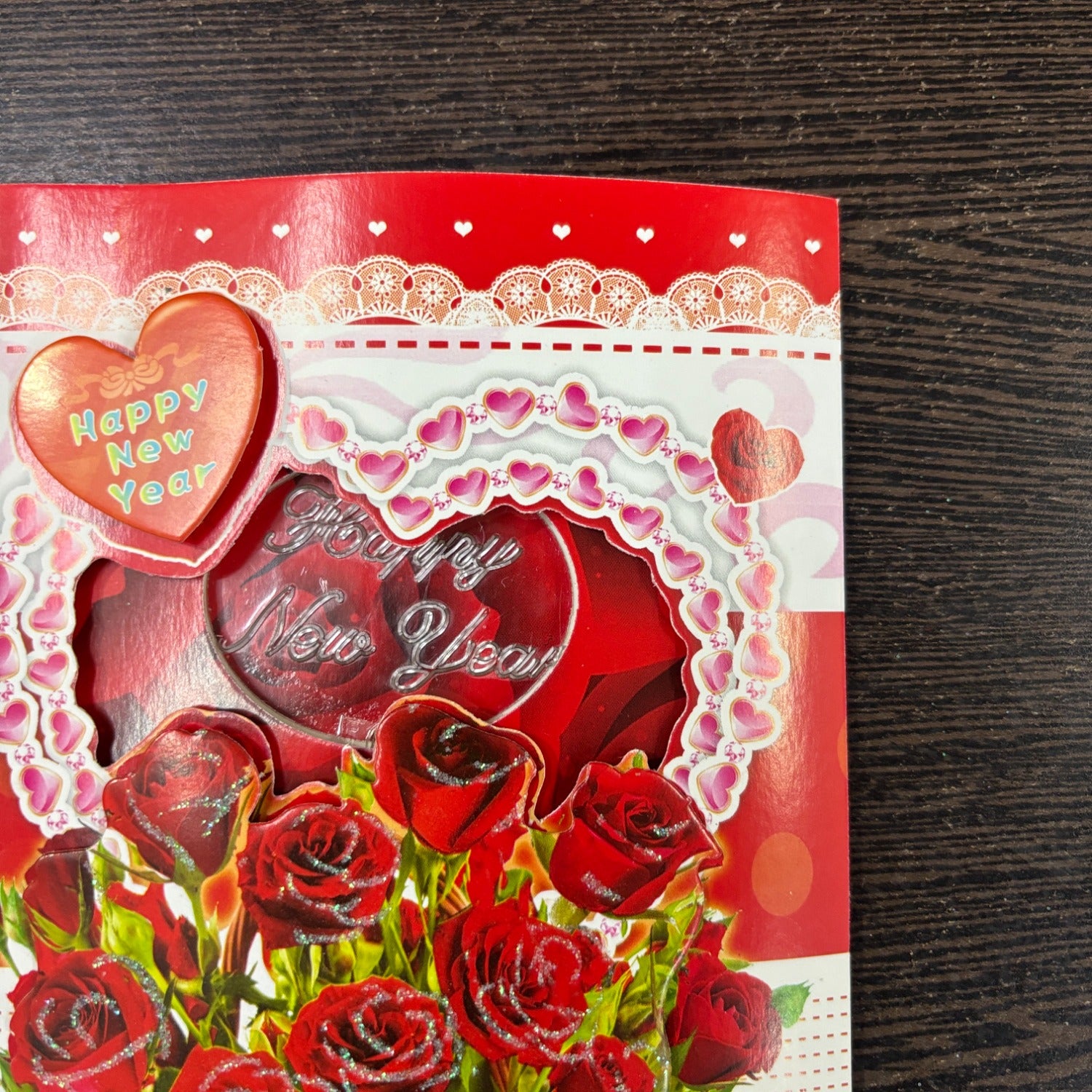 Happy New Year Greeting Card | Premium Paper Card with Message Space | New Year Wish Card for Friends, Family & Loved Ones | Festive Printed Greeting Card - Apkamart