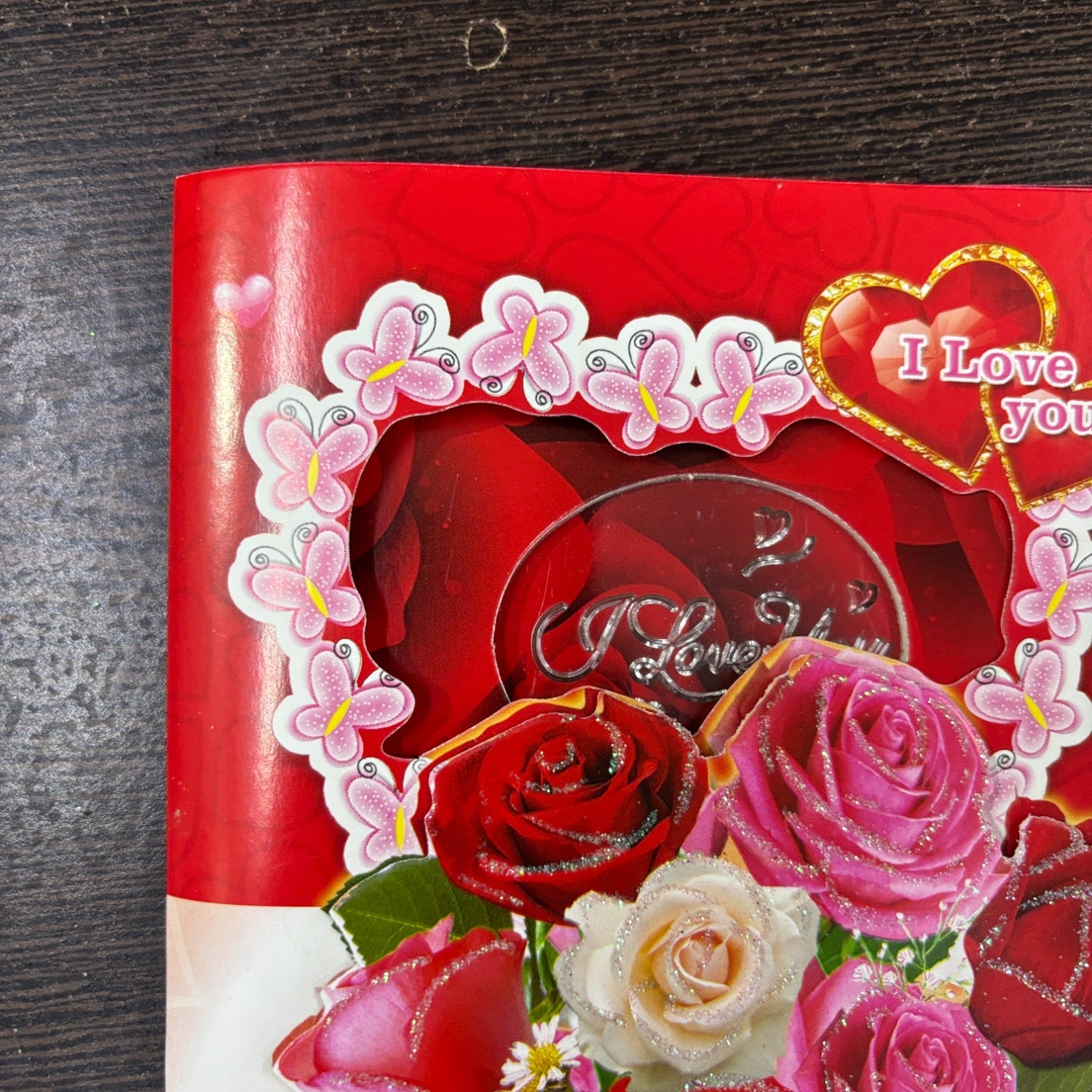 Romantic Valentine Card | Printed Love Greeting Card with Message Space Inside - Apkamart
