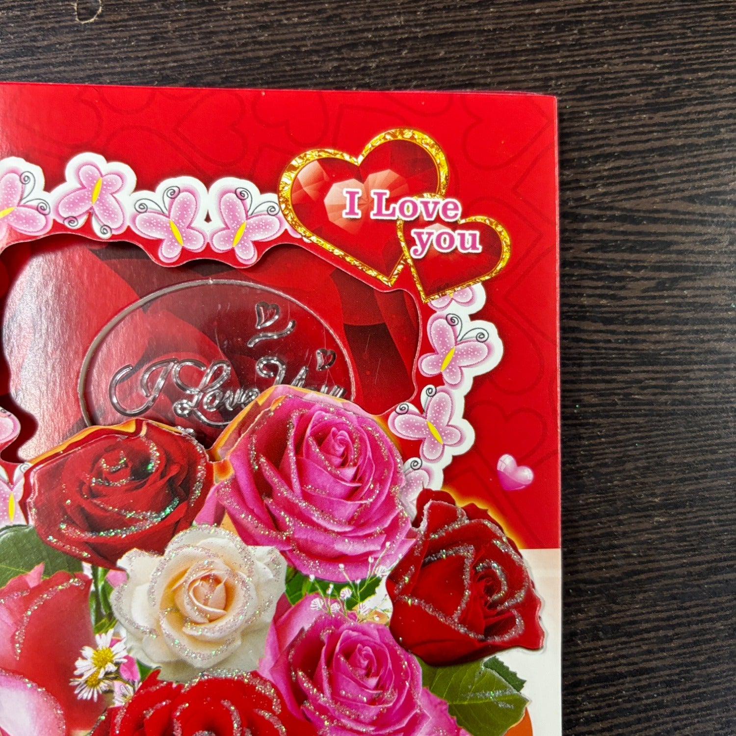 Romantic Valentine Card | Printed Love Greeting Card with Message Space Inside - Apkamart