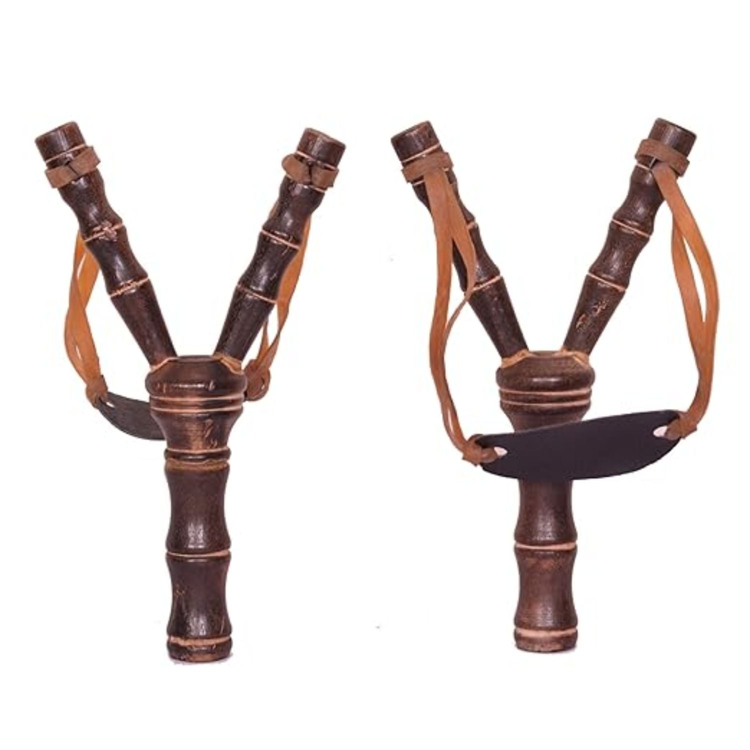 Wooden Gulel Handmade Toy Slingshot Catapult | Slingshot for Kids, Boys & Girls - 8 Inch (Pack Of 2) - Apkamart
