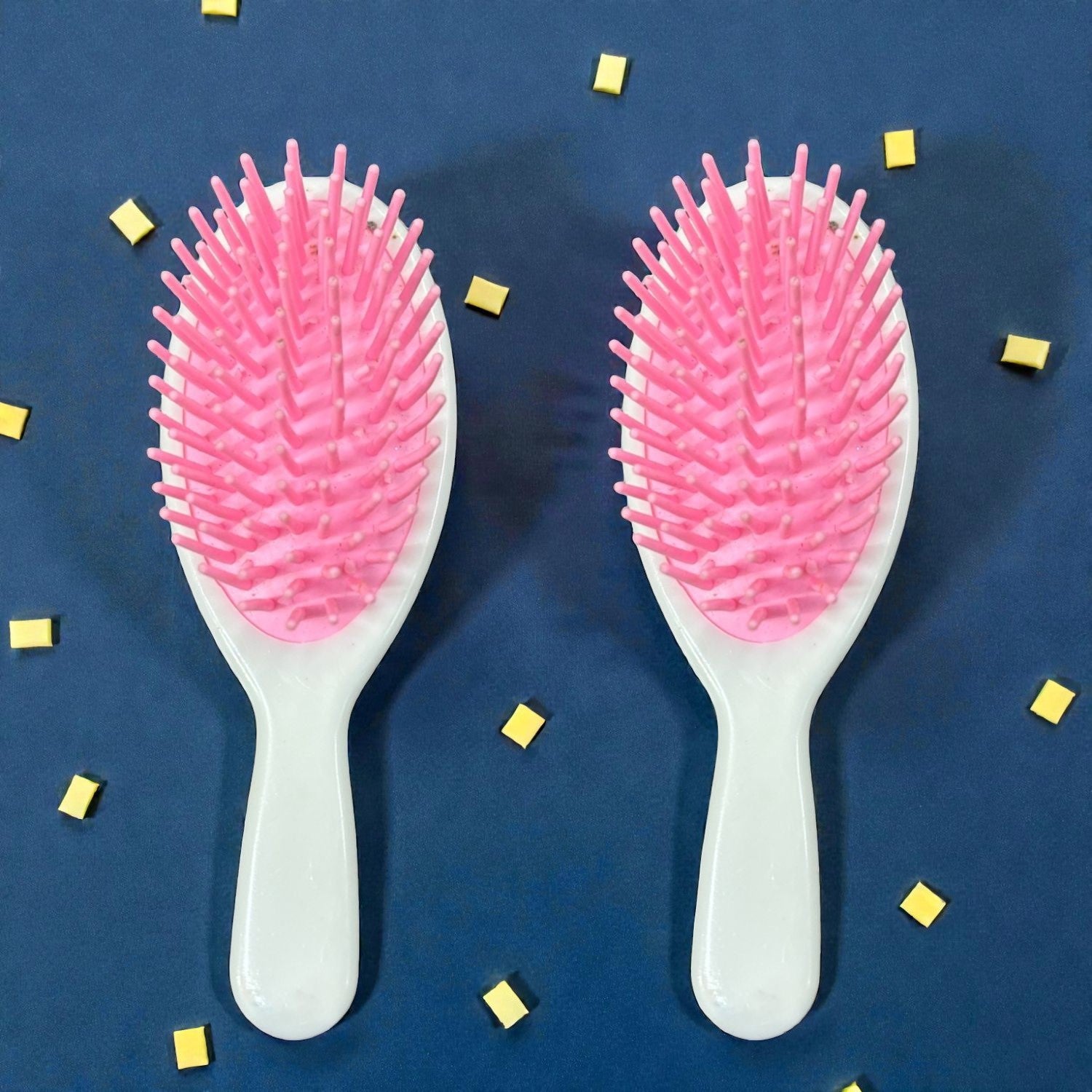 Kids Hair Comb Hair Brush for Girls | Gentle Comb for Kids with Soft Teeth | Lightweight Hair Comb for Kids Daily Grooming & Styling - Apkamart #Style_Pack Of 2