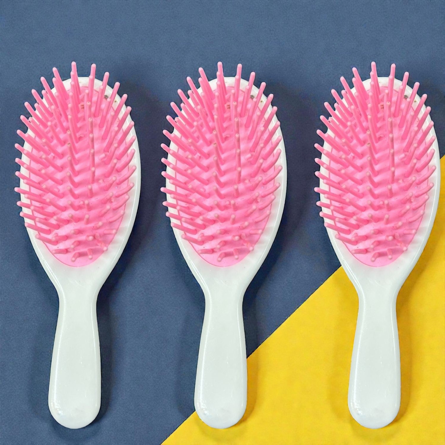 Kids Hair Comb Hair Brush for Girls | Gentle Comb for Kids with Soft Teeth | Lightweight Hair Comb for Kids Daily Grooming & Styling - Apkamart #Style_Pack Of 3