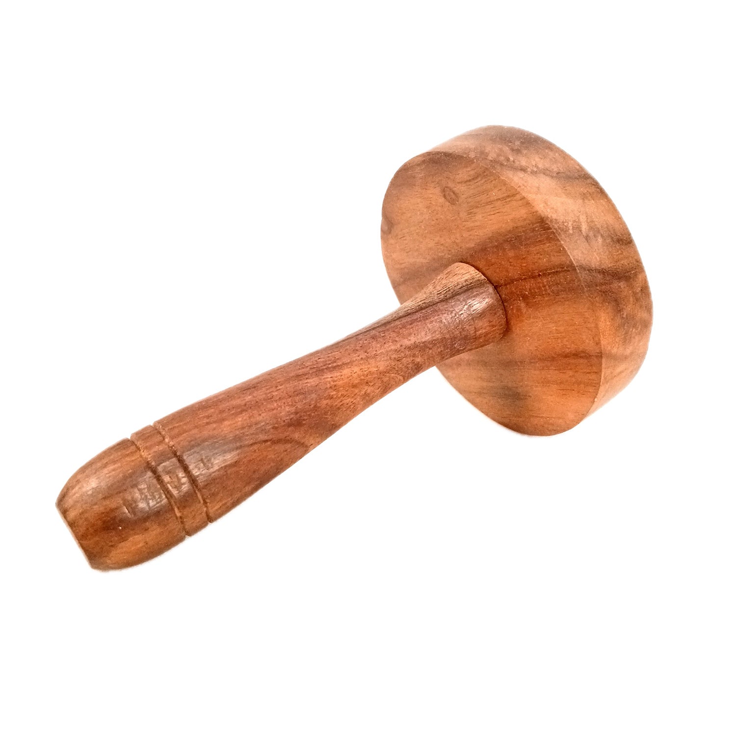 Wooden Hand Masher | Roti Presser | Paratha Sekni - For Parantha, Vegetable, Potato, Pav Bhaji | For Home & Kitchen - 5 Inch (Pack of 2) - Apkamart