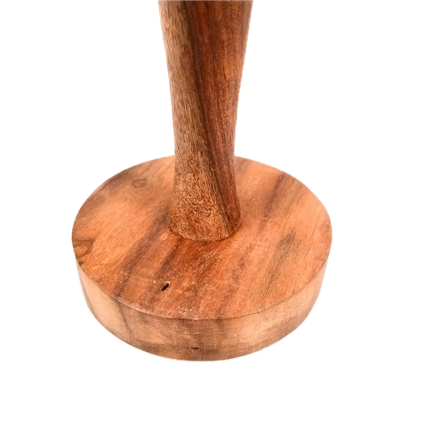 Wooden Hand Masher | Roti Presser | Paratha Sekni - For Parantha, Vegetable, Potato, Pav Bhaji | For Home & Kitchen - 5 Inch (Pack of 2) - Apkamart