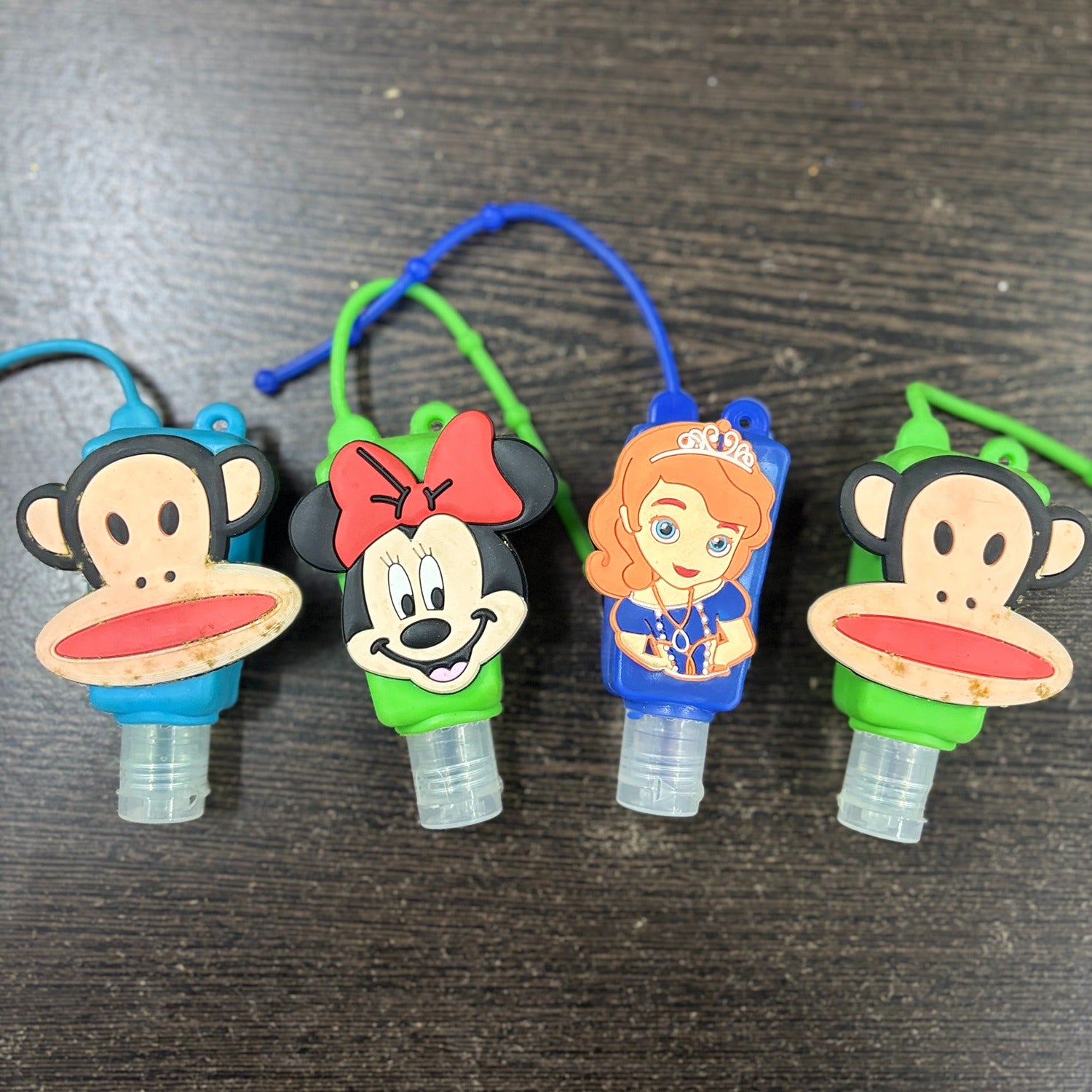 Gel Hand Sanitizer Refillable Portable Mini Silicone Case Carrier for Kids Detachable Protective Flip Cap Travel Bottle