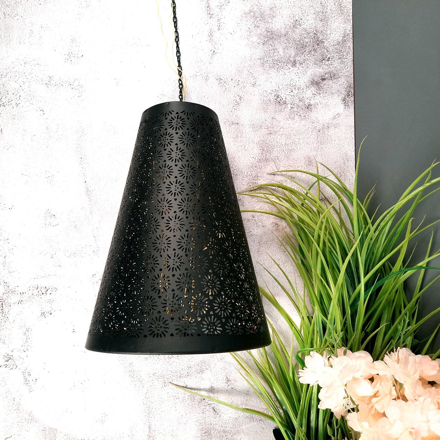 Lamp Wall Hangings | Wall Mount Hanging Lamps - For Home, Living Room, Dining room, Bedroom Decor | For Diwali Decoration & Gifts - 11 Inch