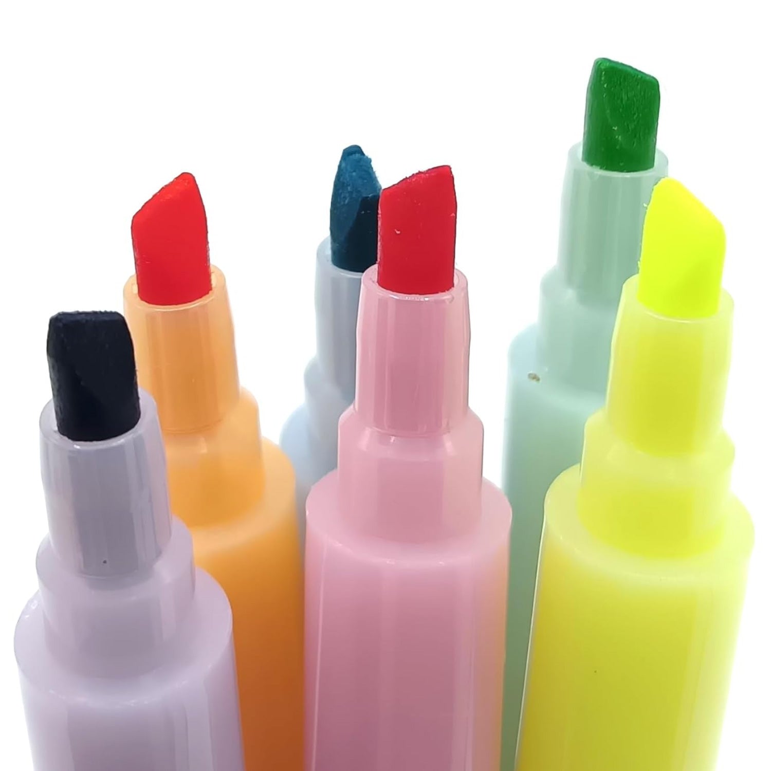 Highlighters | Double Headed Erasable Marker Pen Hi-lighters - for Girls, Boys, School, Crafts, Drawing, Birthday Gift & Return Gifts - Apkamart