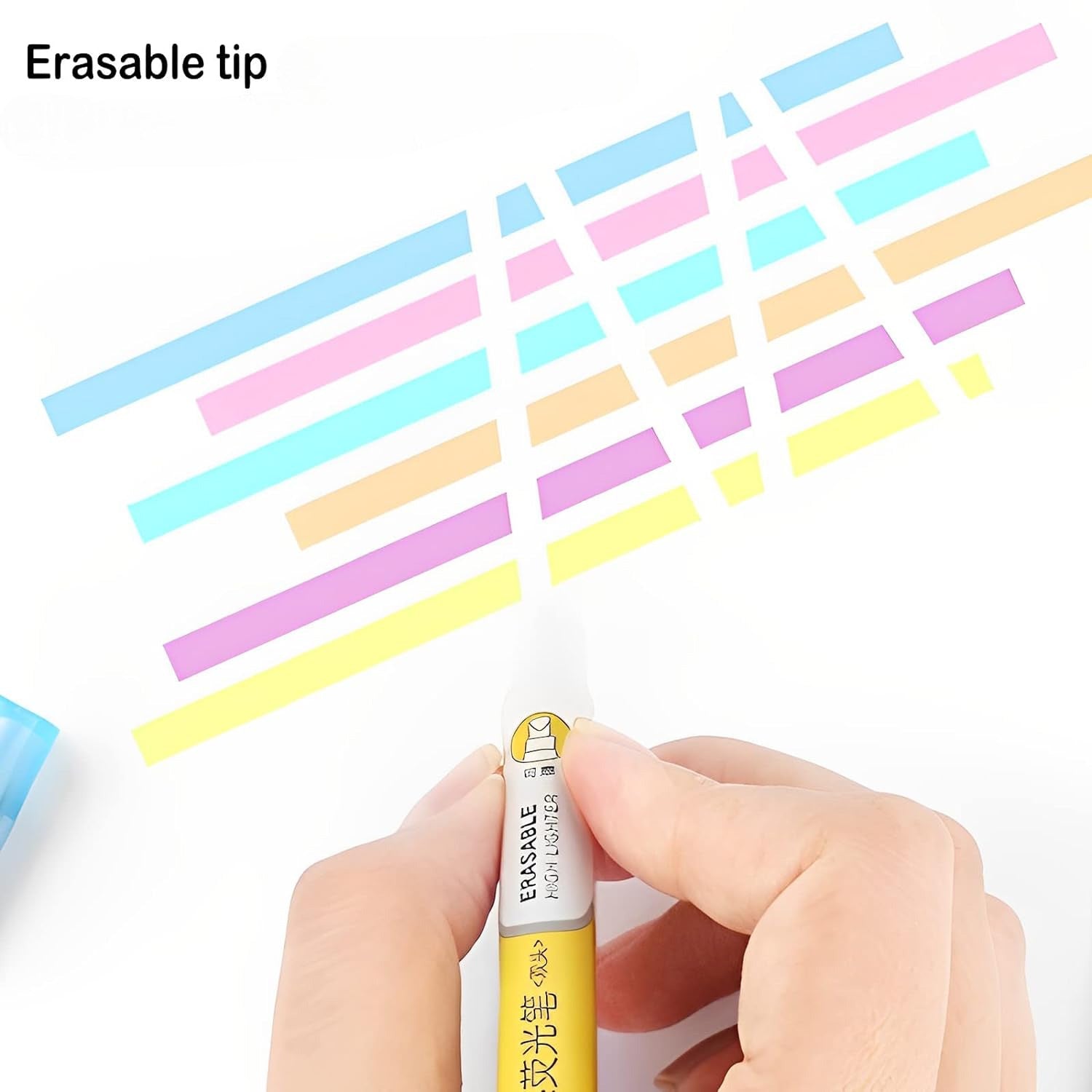 Highlighters | Double Headed Erasable Marker Pen Hi-lighters - for Girls, Boys, School, Crafts, Drawing, Birthday Gift & Return Gifts - Apkamart