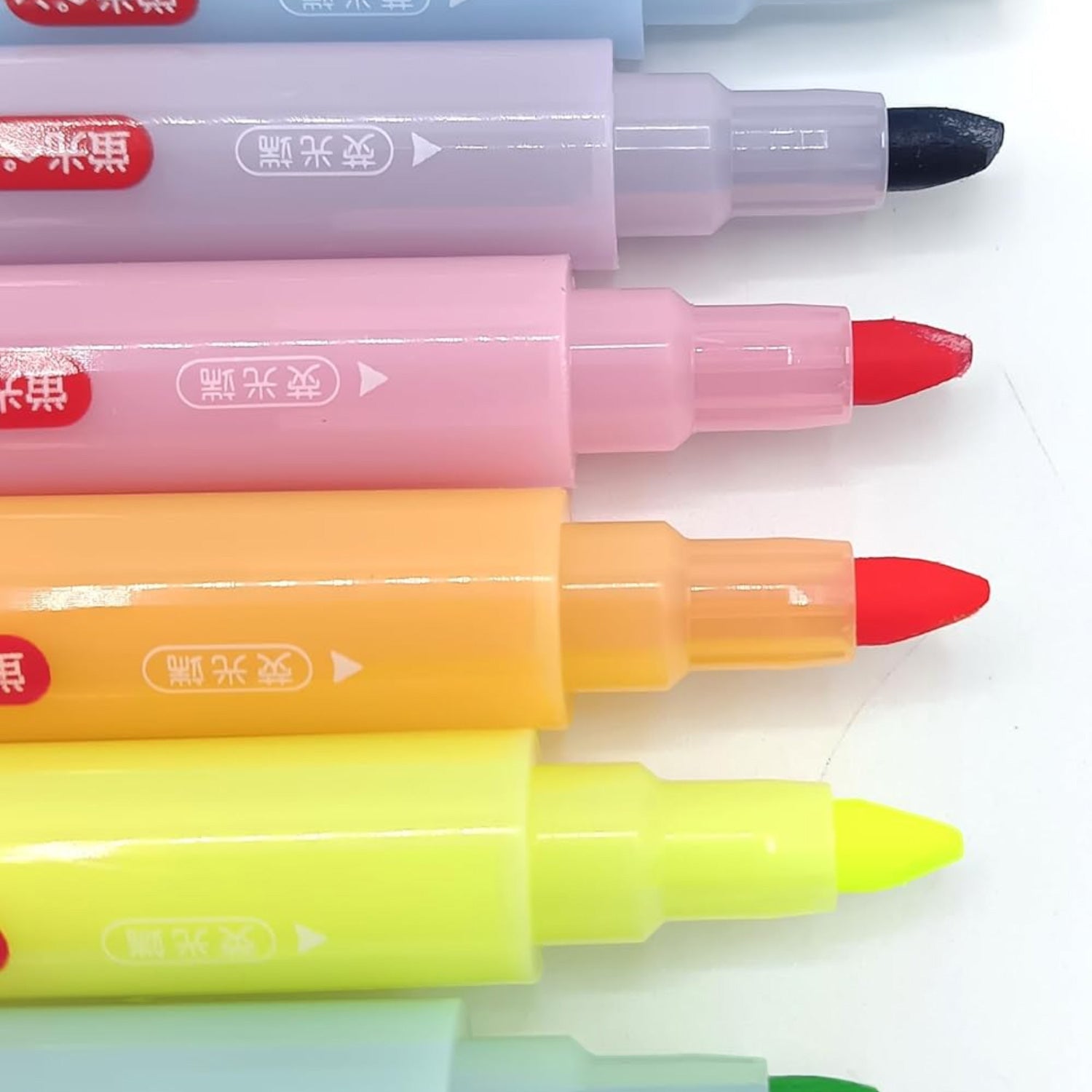Highlighters | Double Headed Erasable Marker Pen Hi-lighters - for Girls, Boys, School, Crafts, Drawing, Birthday Gift & Return Gifts - Apkamart