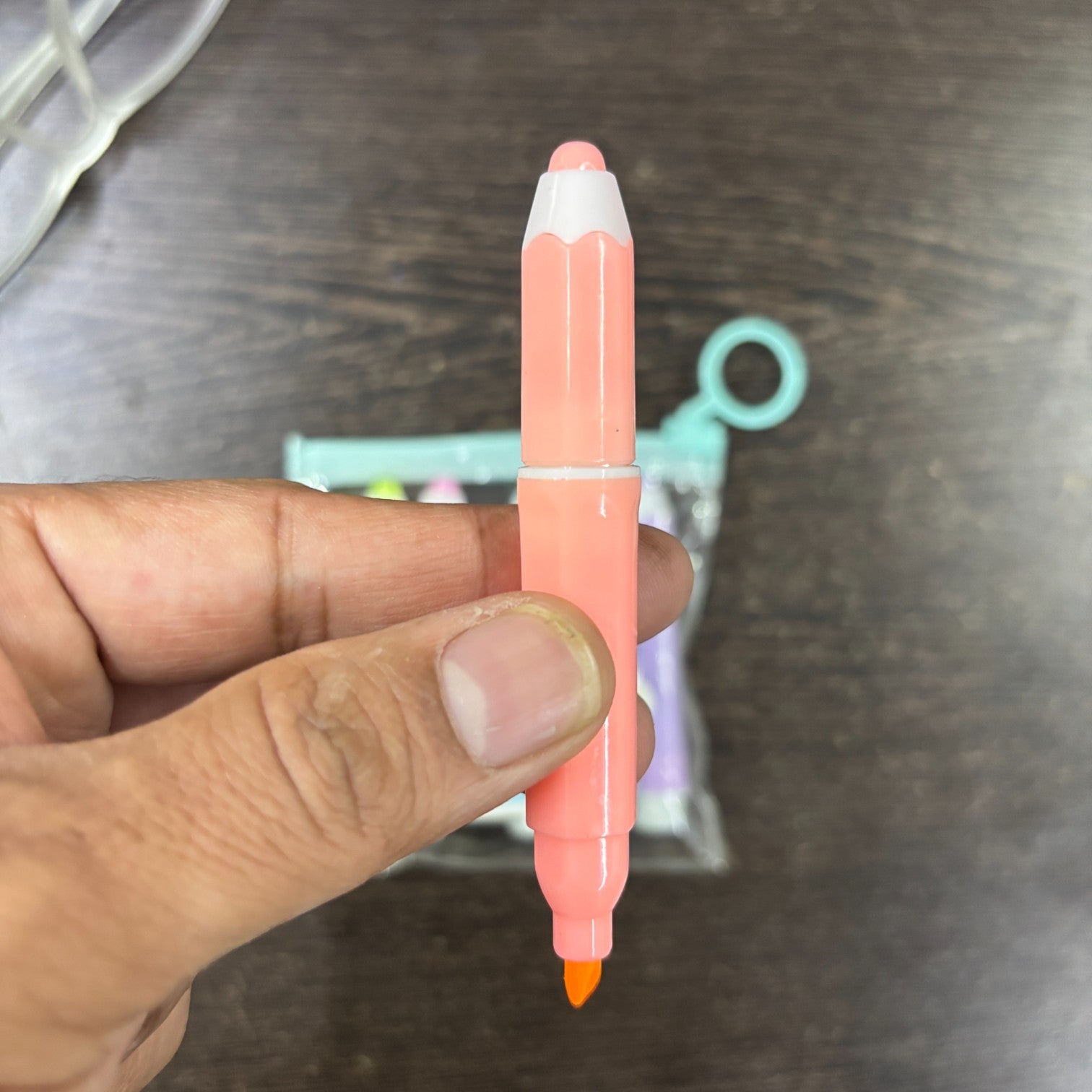 Highlighter Set | 6 Multicolor Pens in Each Set | Cute Pencil Shape Highlighters for Kids | Fun Stationery for School, Drawing, Art, Study & Return Gifts