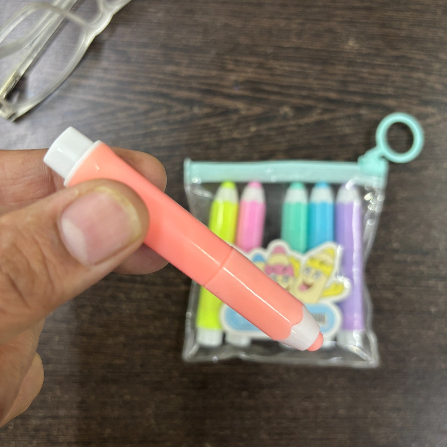 Highlighter Set | 6 Multicolor Pens in Each Set | Cute Pencil Shape Highlighters for Kids | Fun Stationery for School, Drawing, Art, Study & Return Gifts