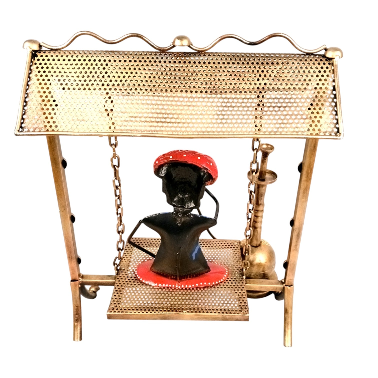 Decorative Hukka Man Showpiece for Home Décor | Stylish Hukah Table Decor & Gift Item | Elegant Figurine Huka Man for Living Room, Bedroom & Office Decoration - 17 Inch - Apkamart