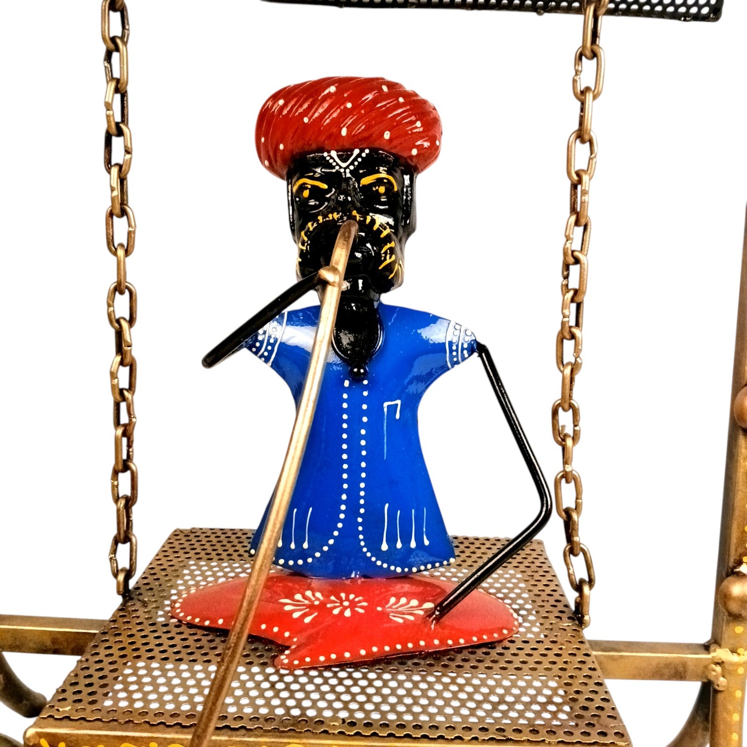 Decorative Hukka Man Showpiece for Home Décor | Stylish Hukah Table Decor & Gift Item | Elegant Figurine Huka Man for Living Room, Bedroom & Office Decoration - 17 Inch - Apkamart