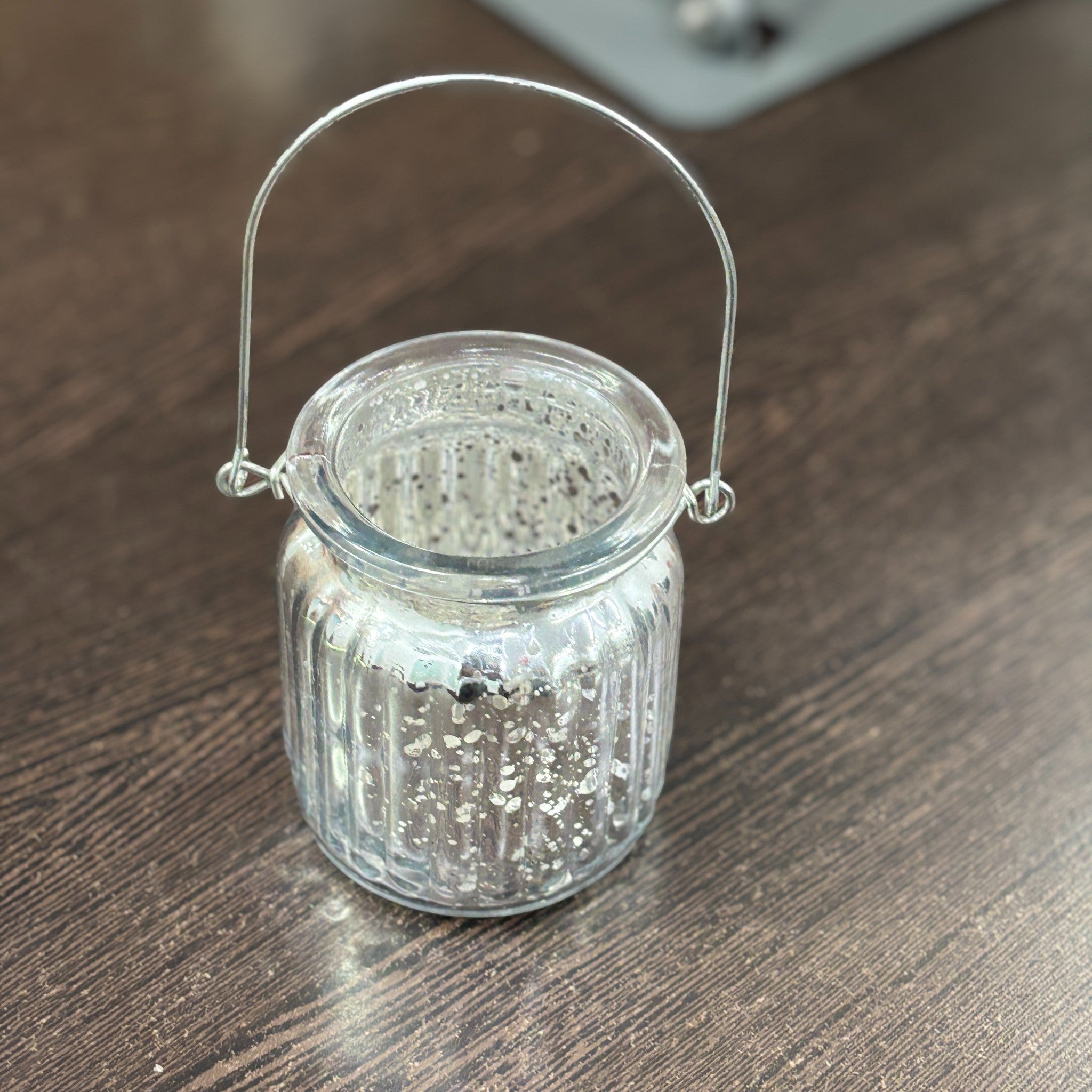 Handcrafted Glass Tealight Candle Holder for Table Decor & Gifts | Diwali, Festive Decoration - 8 Inch - Apkamart