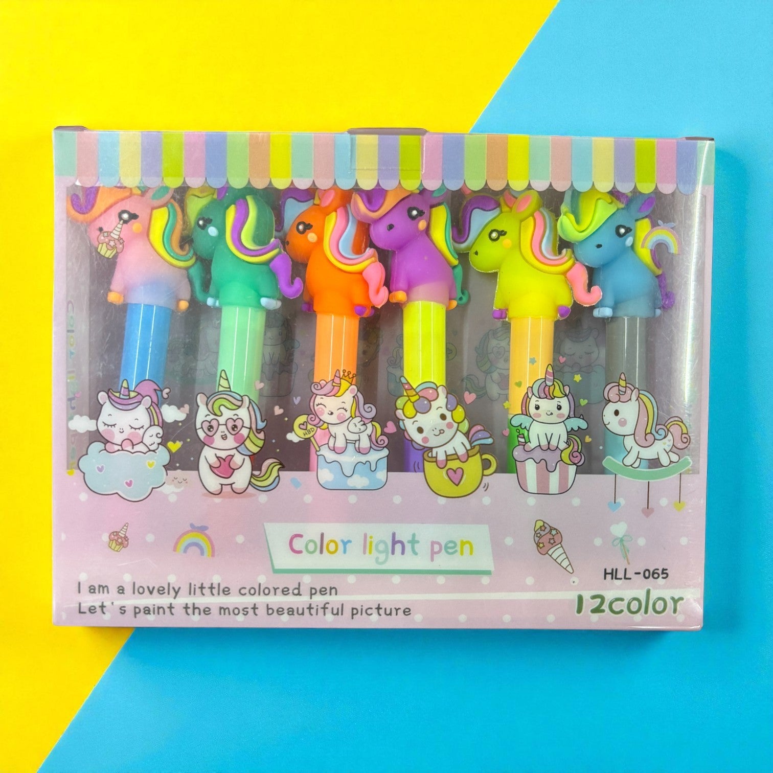 Chisel Tip Fluorescent Marker Pens for School, Office & Study | 6 Pens in Each Set | Smooth Writing Highlighters for Kids, Girls, Boys, Drawing - Apkamart #Style_pack Of 1