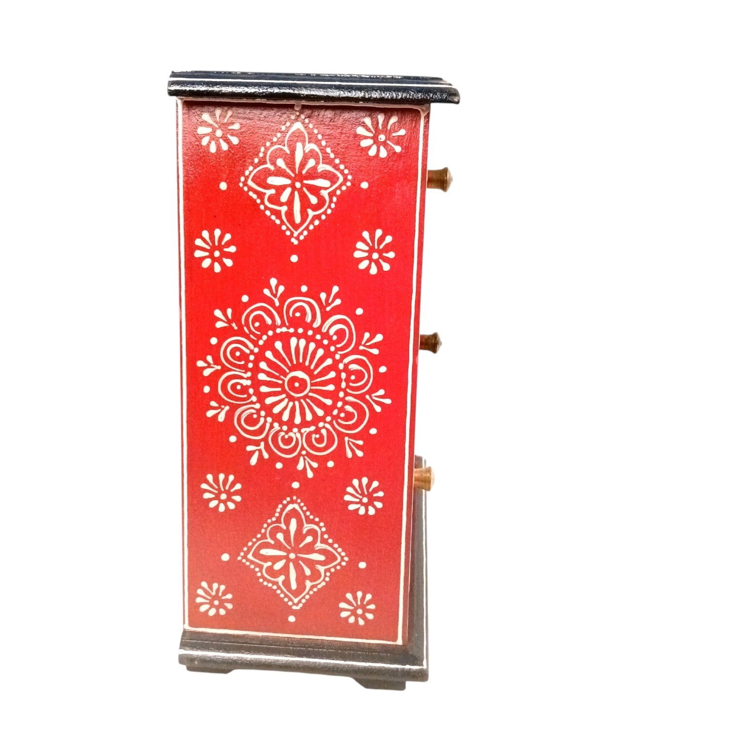 Jewellery Box With 3 Drawers For Dressing Table - 10 Inch - Apkamart