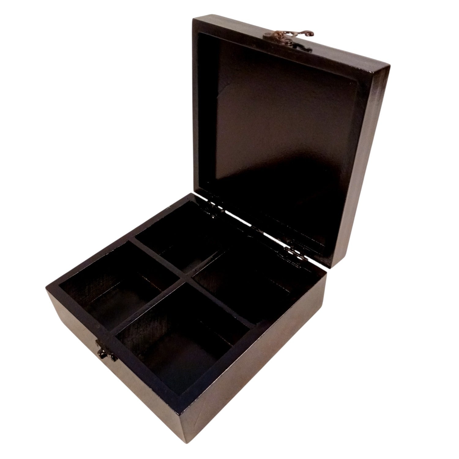 Wooden Jewellery Box | Bridal Box for Women | Luxury Jewellery Storage Gift Box for Bride | Custom Wedding Keepsake Organizer | Elegant Jewellery Box for Her - 7 Inch - Apkamart