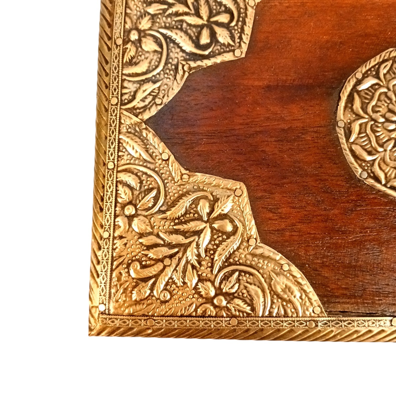 Handcrafted Small Trunk Storage Boxes | Multipurpose Organizer for Jewellery, Make-up Accessories & Home Decor Combo of Wooden Jewelry Boxes – 12 Inch (Set Of 2) - Apkamart