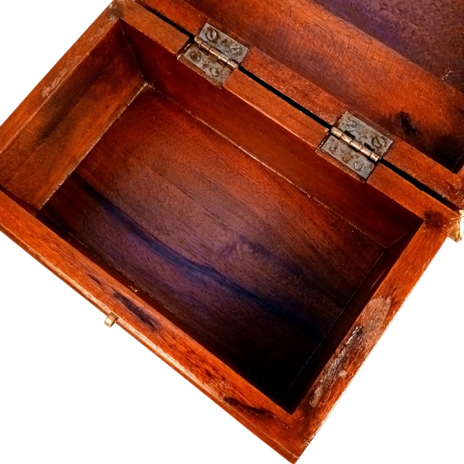 Wooden Small Trunk Storage Box | Handcrafted Utility Organizer for Jewellery, Make-up Accessories & Home Decor | Durable Multipurpose Storage Box & Utility Chest - 9 Inch - Apkamart