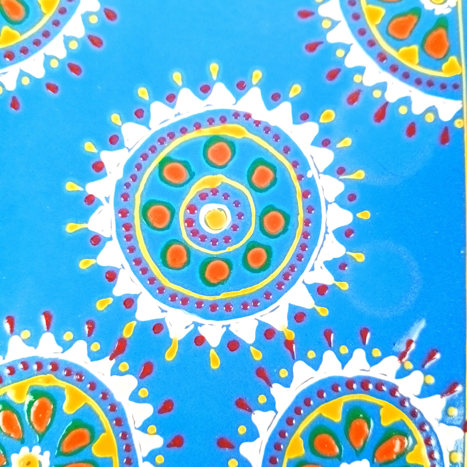 Jewellery Box | Decorative Wooden Jewelry Box - For Home, Table, Organizing Earring, Rings, Necklace & Gifts - 6 Inch - Apkamart #Colour_Blue