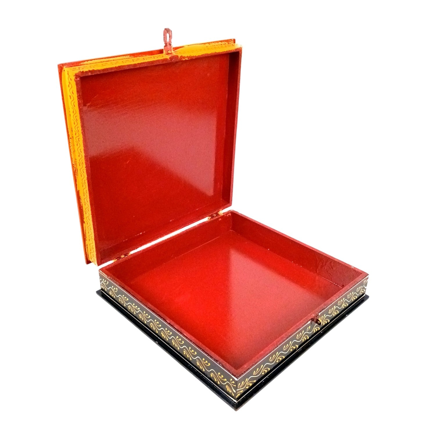 Jewellery Box with Elephant Design | Handcrafted Decorative Storage Box for Jewellery, Keepsakes & Gifting | Traditional Wooden Organizer for Home Decor - 12 Inch - Apkamart