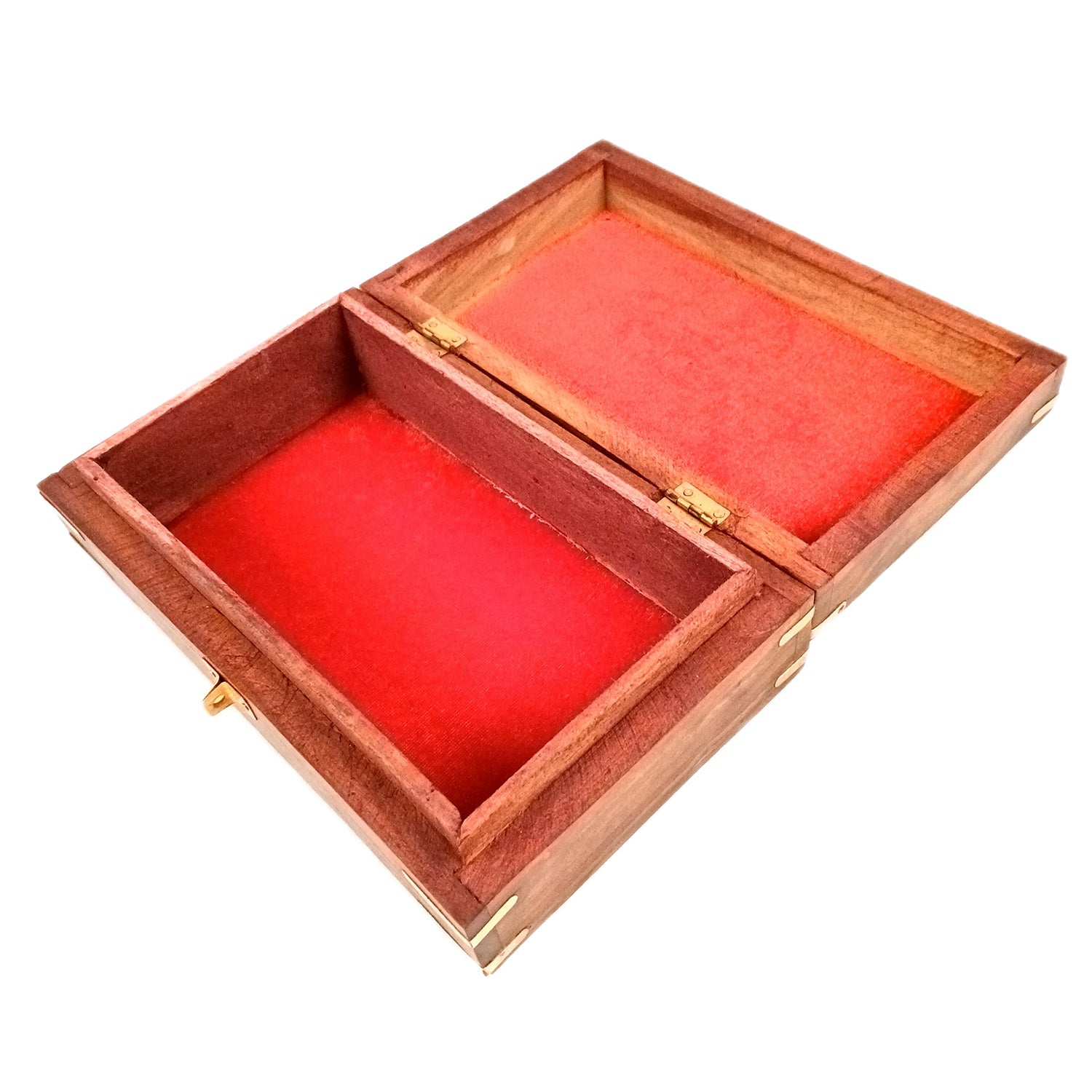 Jewellery Box | Multi-Purpose Storage Box | Wooden Jewelry Box with Lock - For Dressing Table, Home & Table Decor, Organization & Gifts - 8 Inch (Set Of 3) - Apkamart