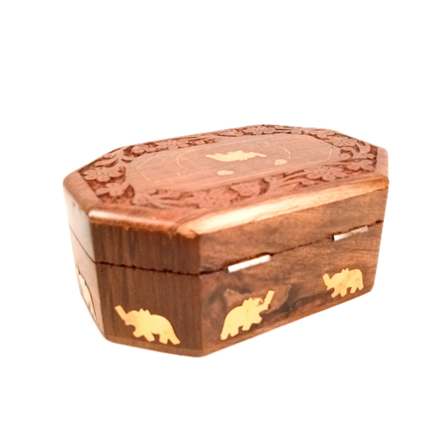 Wooden Jewelry Box | Jewelry Box Antique with Lock | Organizer for Ring, Necklace & Earrings - For Home Decor , Wedding & Anniversary Gift - 8 Inch (Set Of 3) - Apkamart