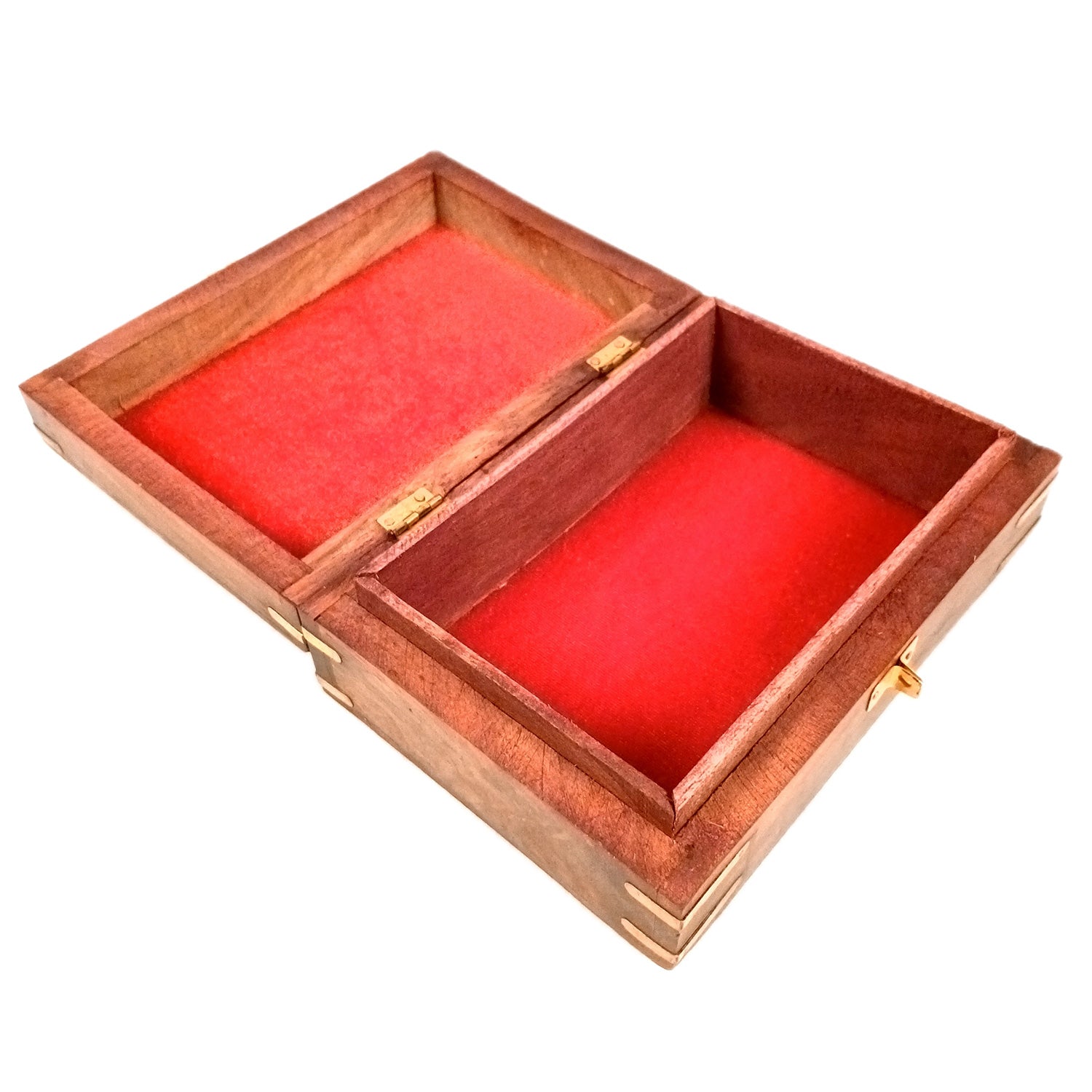 Jewellery Box | Multi-Purpose Storage Box | Wooden Jewelry Box with Lock - For Dressing Table, Home & Table Decor, Organization & Gifts - 7 Inch - Apkamart