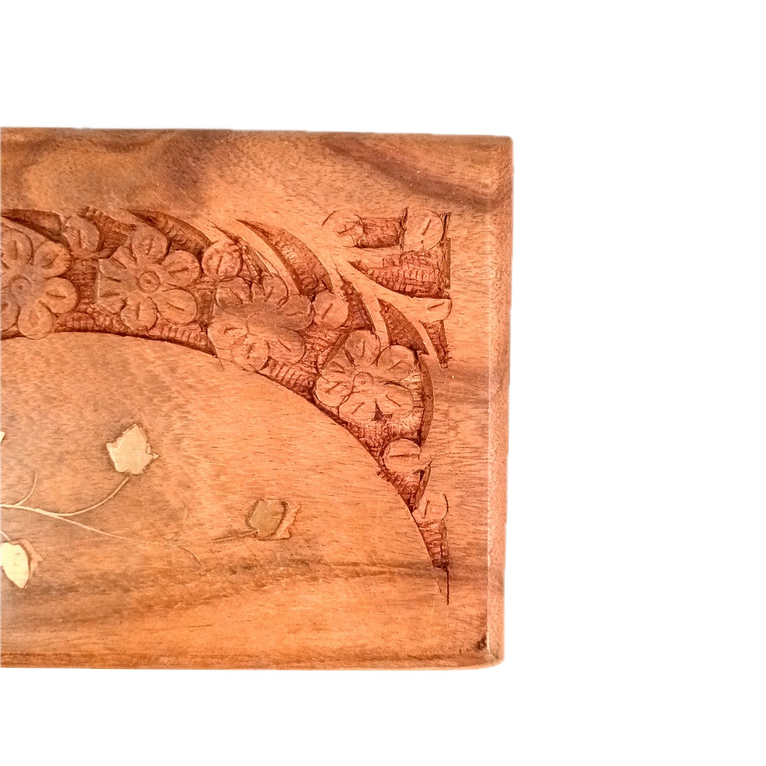 Jewelry Box Antique | Multi-Purpose Wooden Organizer | Decorative Jewelry Box with Lock - For Home Decor, Earring, Necklace & Gifts - 6 Inch - Apkamart