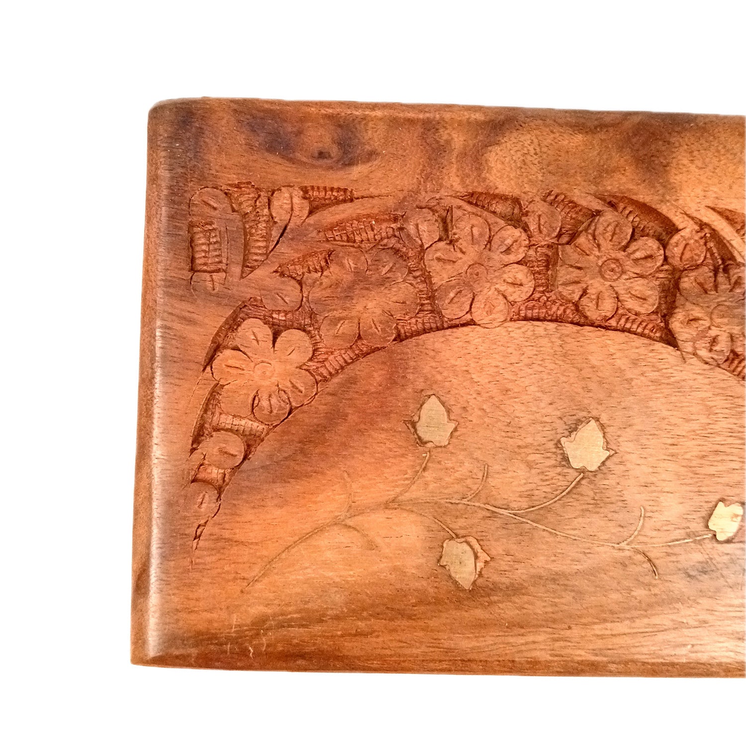 Jewelry Box Antique | Multi-Purpose Wooden Organizer | Decorative Jewelry Box with Lock - For Home Decor, Earring, Necklace & Gifts - 6 Inch - Apkamart