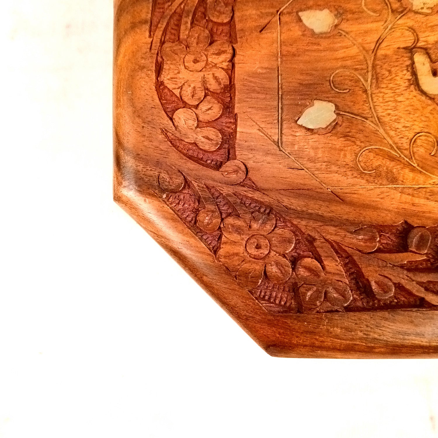 Wooden Jewelry Box | Jewelry Box Antique with Lock | Organizer for Ring, Necklace & Earrings - For Home Decor , Wedding & Anniversary Gift - 7 Inch - Apkamart