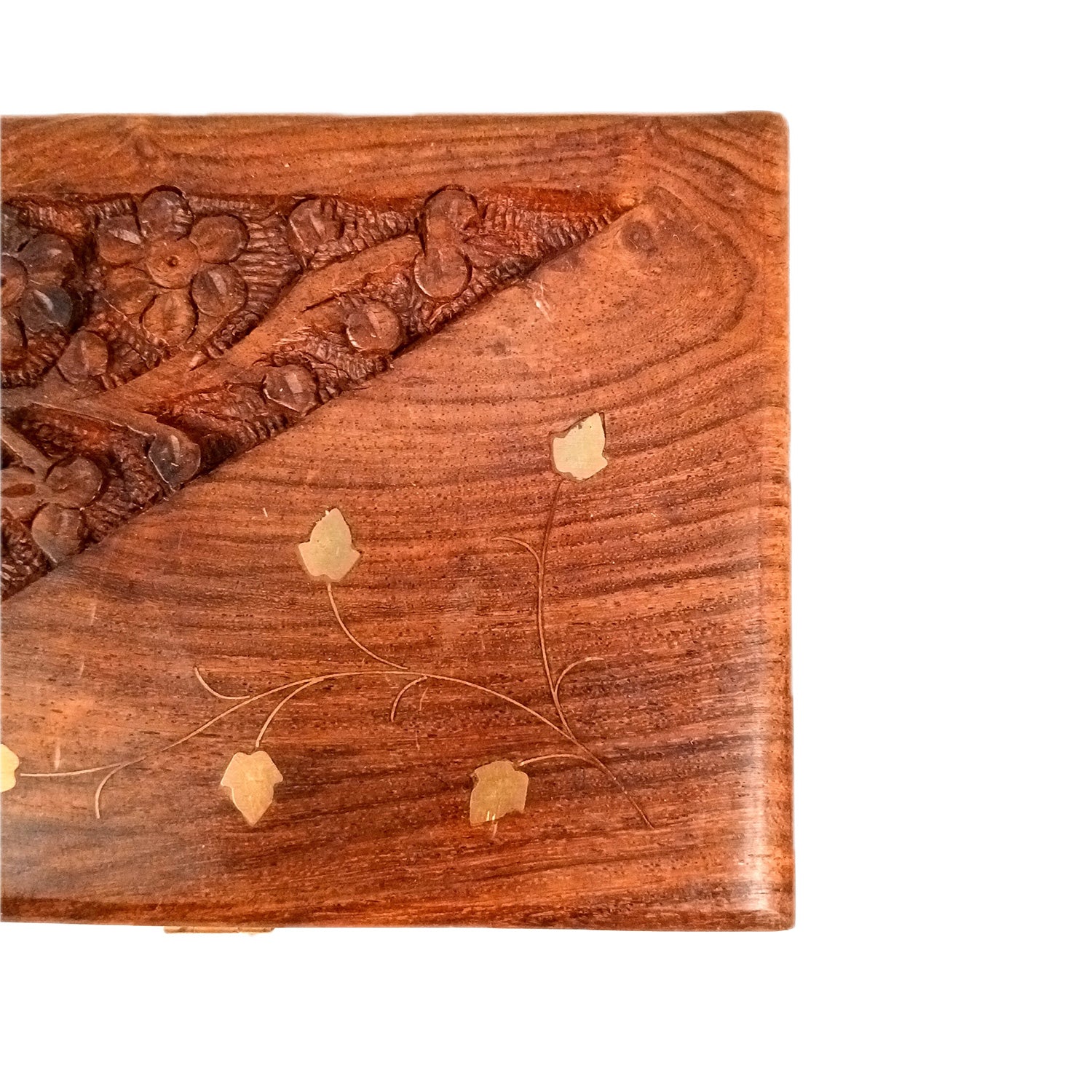 Jewellery Box | Multi-Purpose Storage Box | Wooden Jewelry Box with Lock - For Dressing Table, Home & Table Decor, Organization & Gifts - 6 Inch - Apkamart