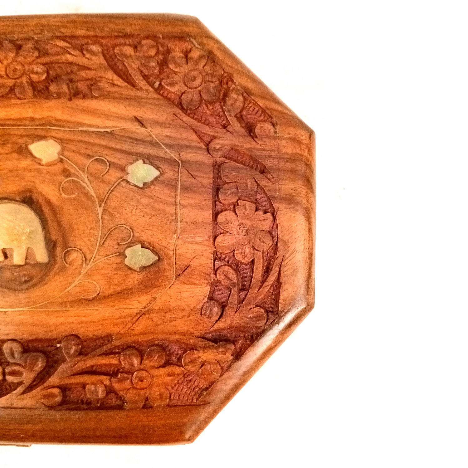 Wooden Jewelry Box | Jewelry Box Antique with Lock | Organizer for Ring, Necklace & Earrings - For Home Decor , Wedding & Anniversary Gift - 7 Inch - Apkamart