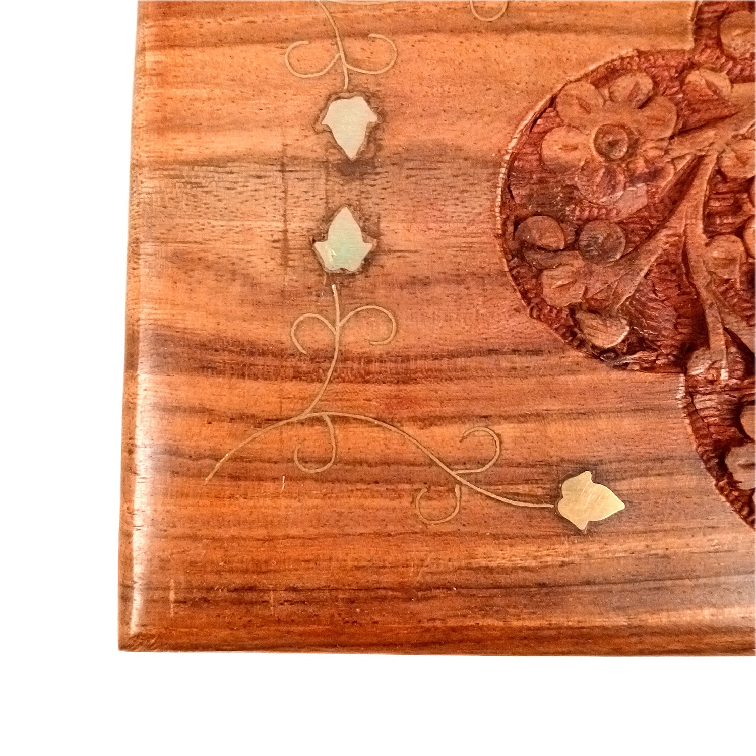 Jewellery Box | Multi-Purpose Storage Box | Wooden Jewelry Box with Lock - For Dressing Table, Home & Table Decor, Organization & Gifts - 8 Inch - Apkamart