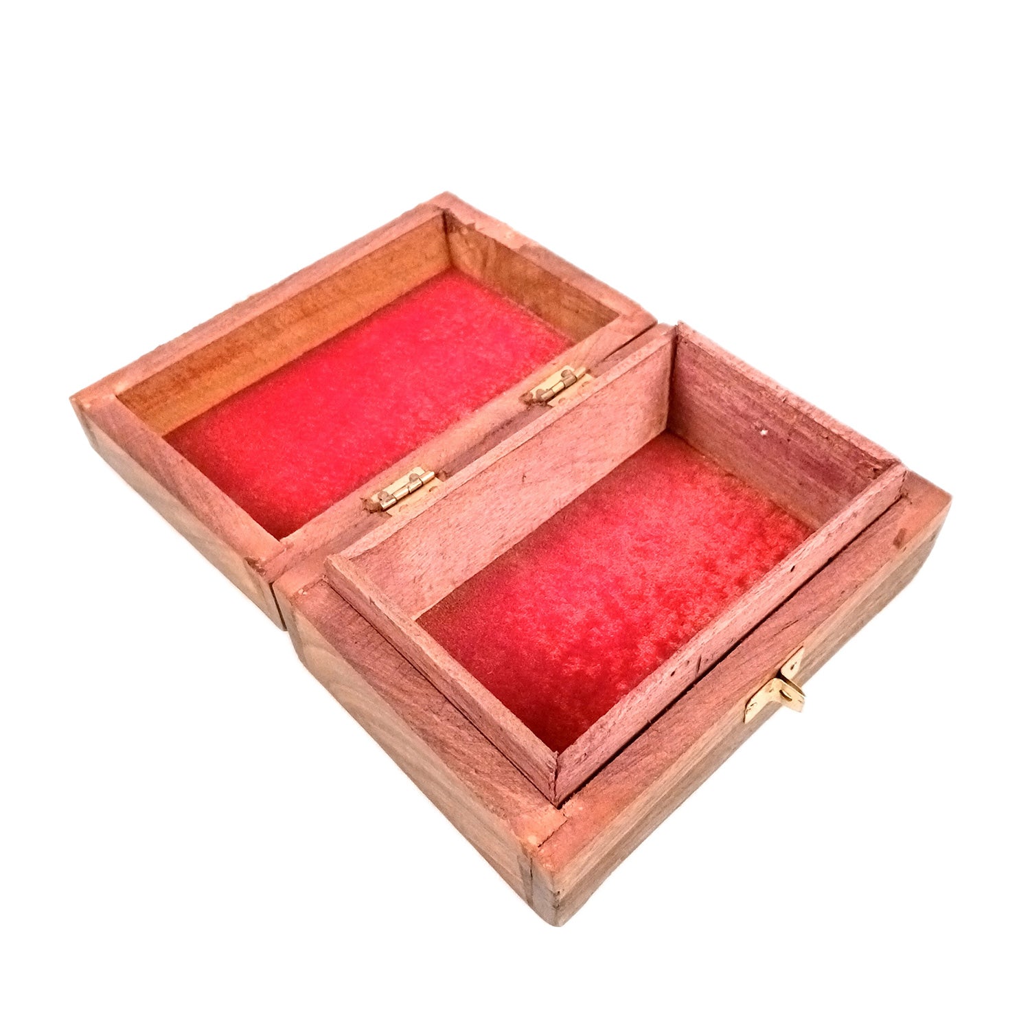Jewelry Box Antique | Multi-Purpose Wooden Organizer | Decorative Jewelry Box with Lock - For Home Decor, Earring, Necklace & Gifts - 6 Inch - Apkamart