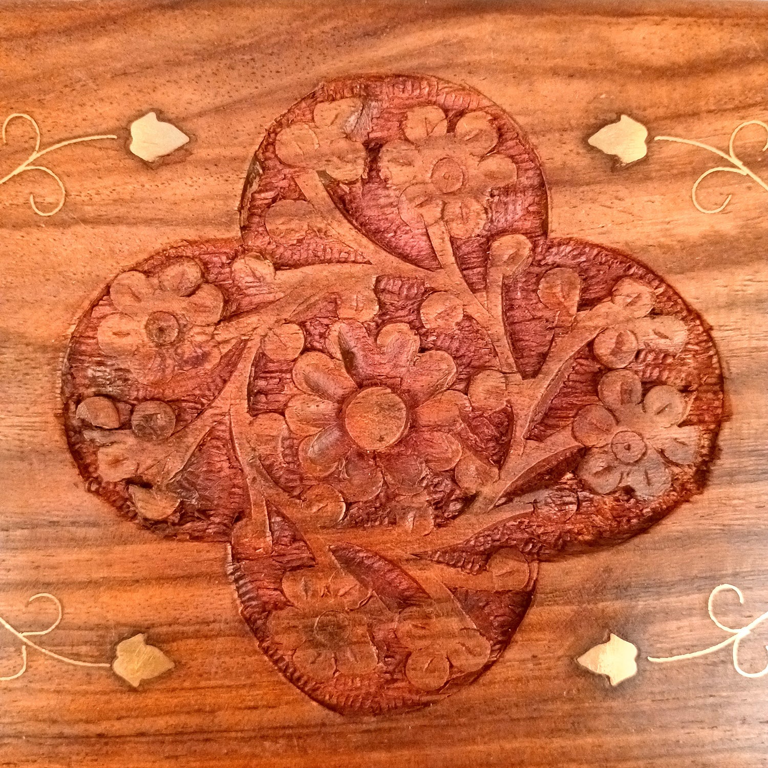 Jewellery Box | Multi-Purpose Storage Box | Wooden Jewelry Box with Lock - For Dressing Table, Home & Table Decor, Organization & Gifts - 8 Inch - Apkamart