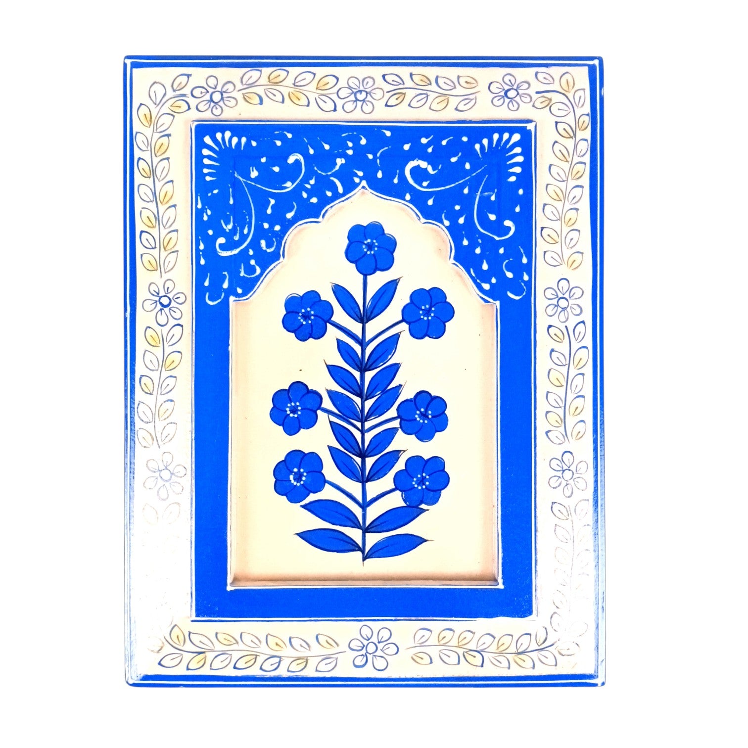 Handcrafted Wooden Painting Frame | Decorative Wall Hanging for Home & Living Room Decor | Rustic Wooden Art Frame - 12 Inch (Pack Of 2)