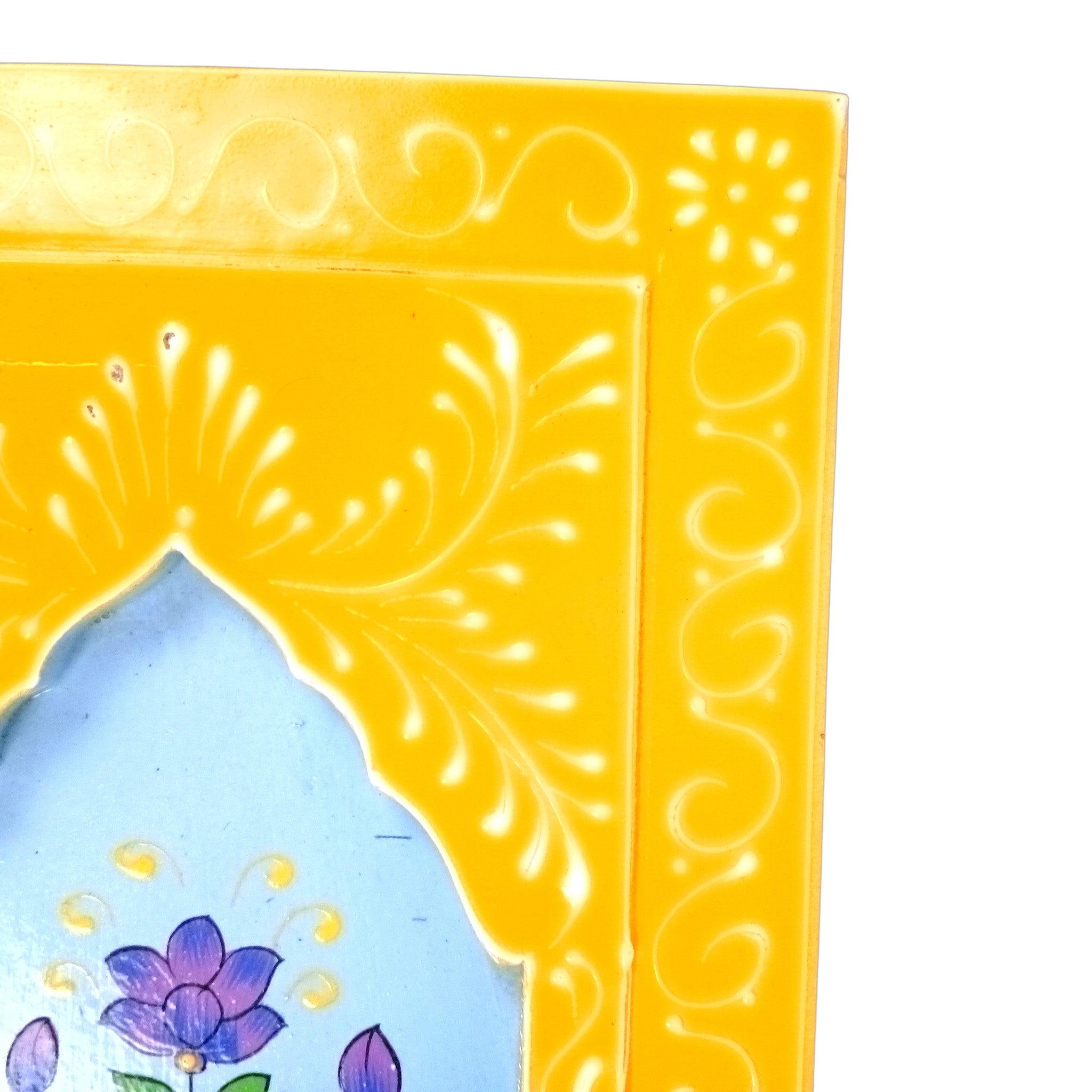 Handcrafted Wooden Painting Frame | Decorative Wall Hanging Photo Frame for Home & Living Room Décor | Wooden Jharokha Frame | Traditional Wall Art - 15 Inch (pack Of 3)