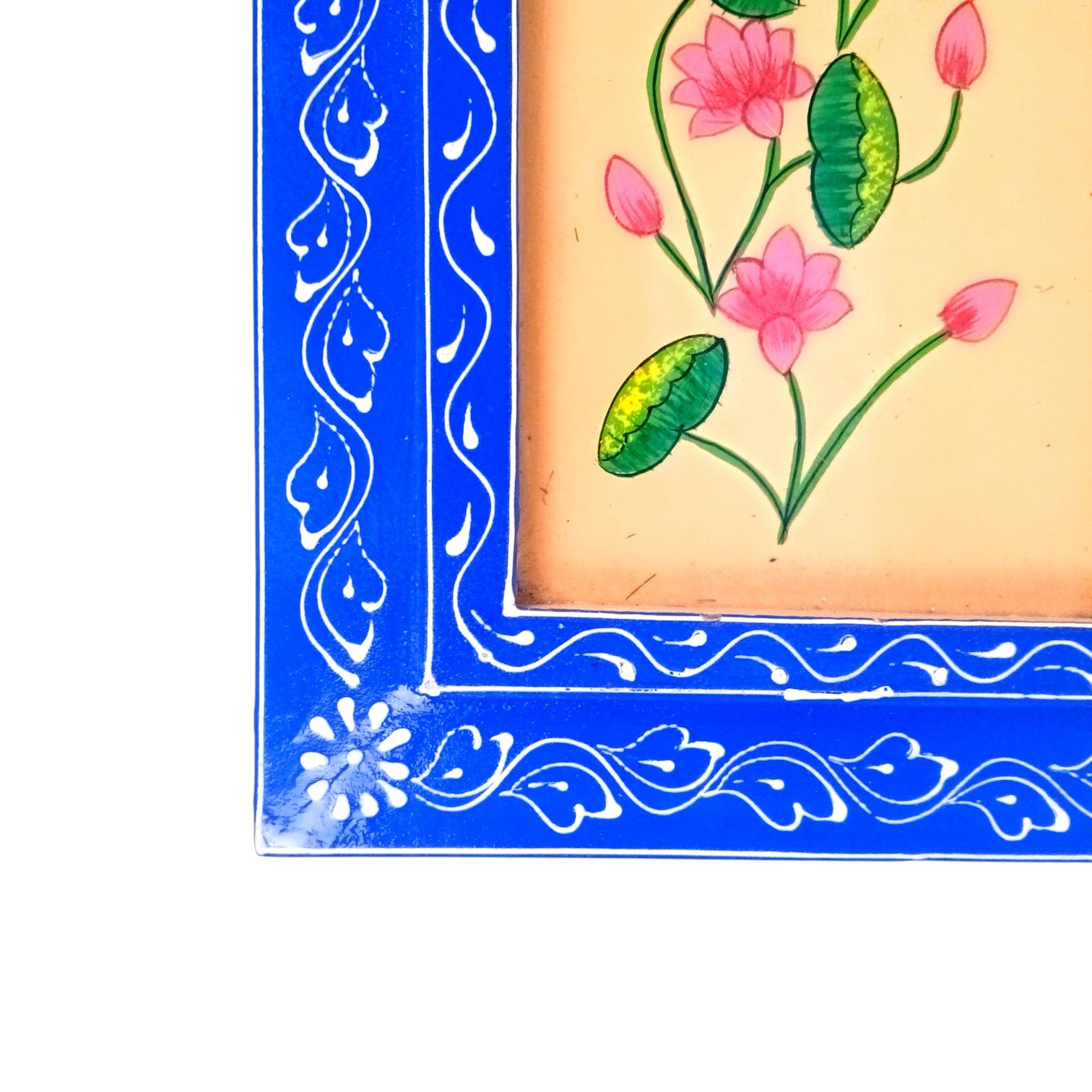 Handcrafted Wooden Painting Frame | Decorative Wall Hanging Home & Living Room Decor | Wooden Art Frame | Traditional Wall Art - 15 Inch (Pack Of 2) - Apkamart