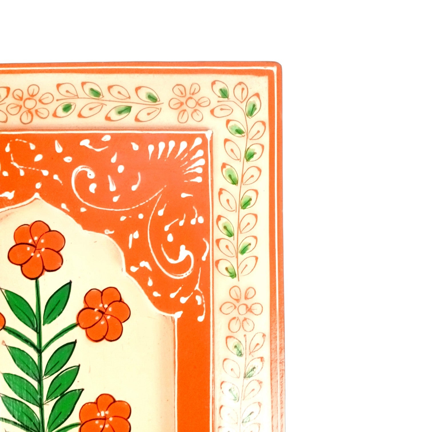 Handcrafted Wooden Painting Frame | Decorative Wall Hanging for Home & Living Room Decor | Wooden Art Frame | Traditional Wall Art - 12 Inch (Pack Of 2) - Apkamart