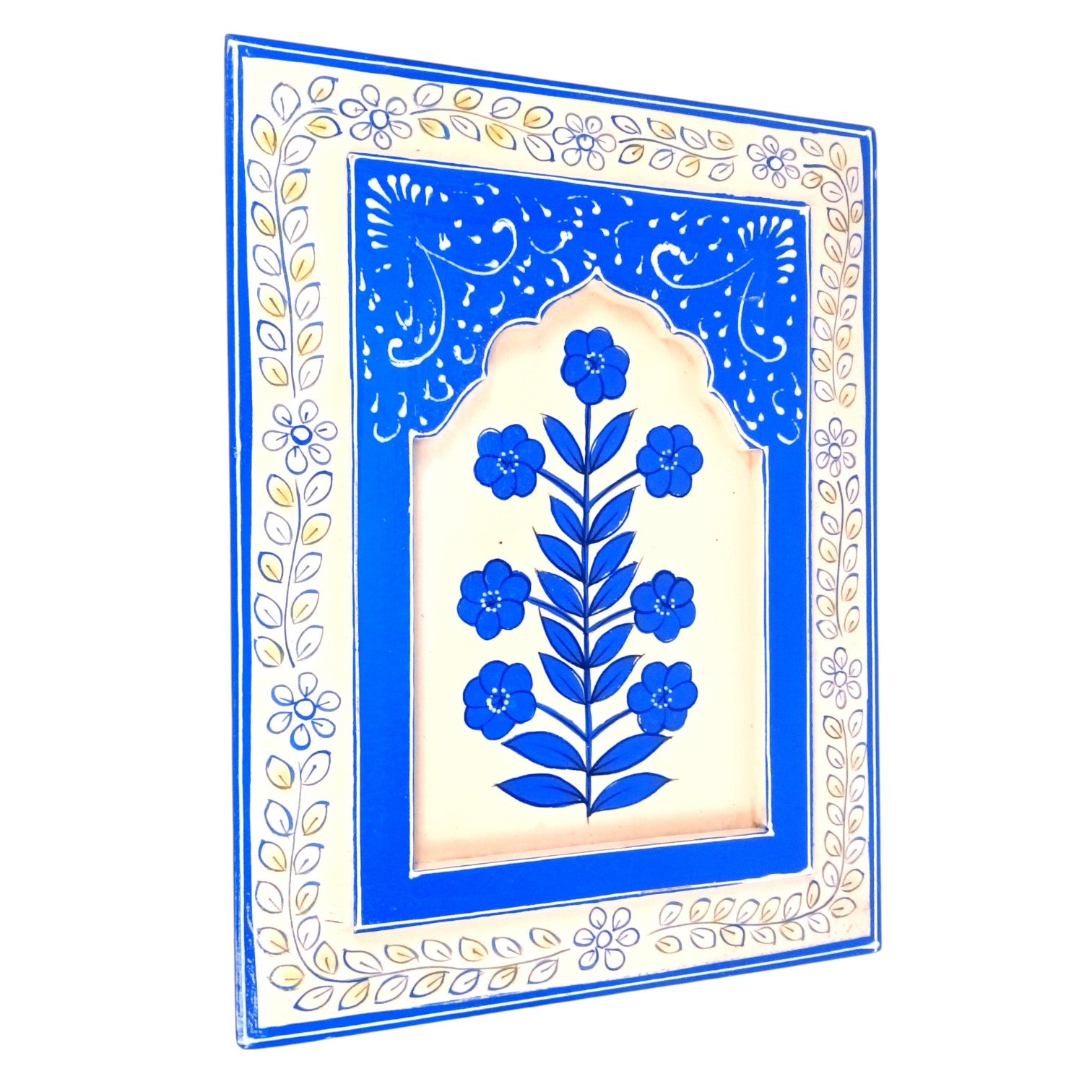 Handcrafted Wooden Painting Frame | Decorative Wall Hanging for Home & Living Room Decor | Rustic Wooden Art Frame - 12 Inch (Pack Of 2)