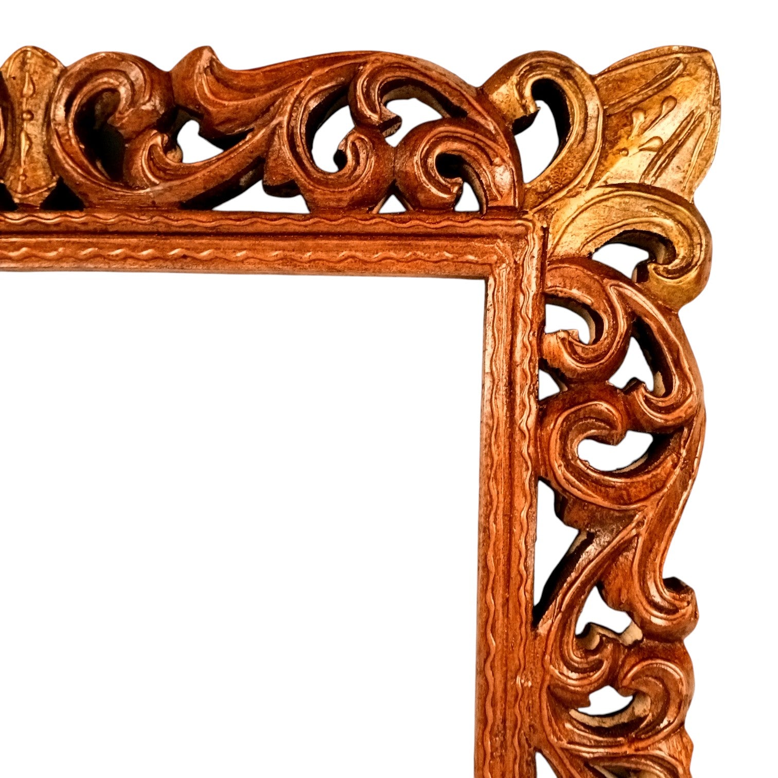 Wooden Jharokha for Mirror & Photo Frame | Traditional Rajasthani Wall Hanging | Ethnic Wooden Frame for Home Decor & Wall Decoration - 23 Inch - Apkamart