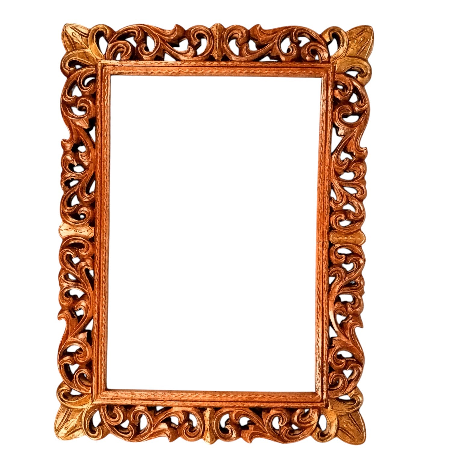 Wooden Jharokha for Mirror & Photo Frame | Traditional Rajasthani Wall Hanging | Ethnic Wooden Frame for Home Decor & Wall Decoration - 23 Inch - Apkamart
