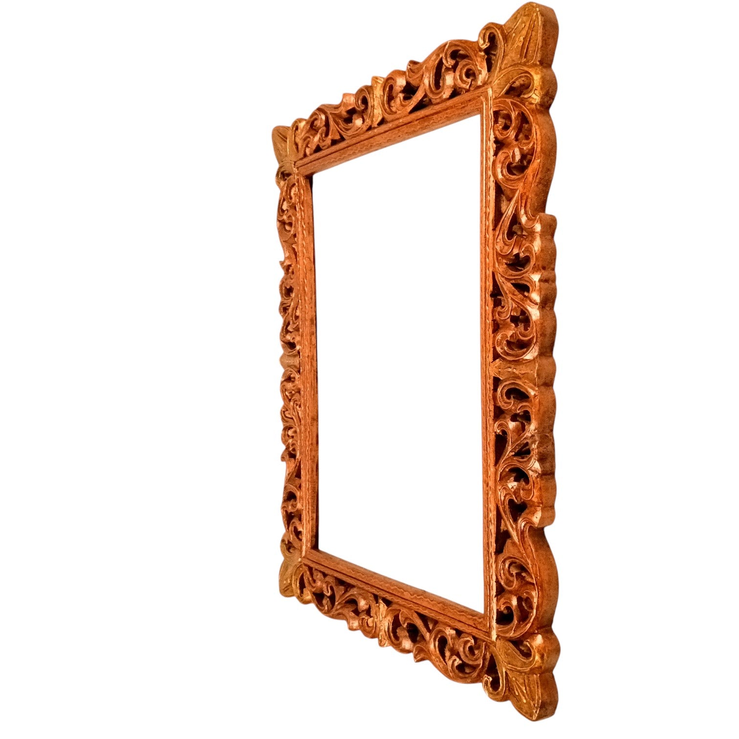Wooden Jharokha for Mirror & Photo Frame | Traditional Rajasthani Wall Hanging | Ethnic Wooden Frame for Home Decor & Wall Decoration - 23 Inch - Apkamart