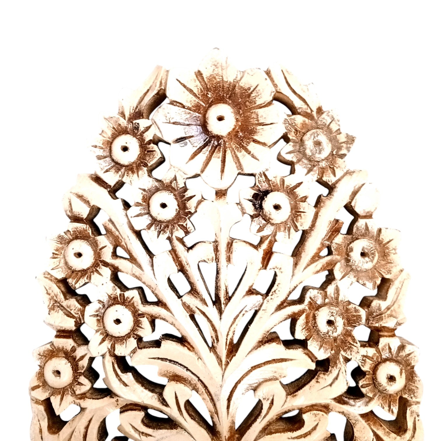 Wooden Jharokha for Mirror & Photo Frame |Home Decor | Traditional Rajasthani Wall Hanging | Ethnic Wooden Frame for Home Decor & Wall Decoration - 18 Inch - Apkamart