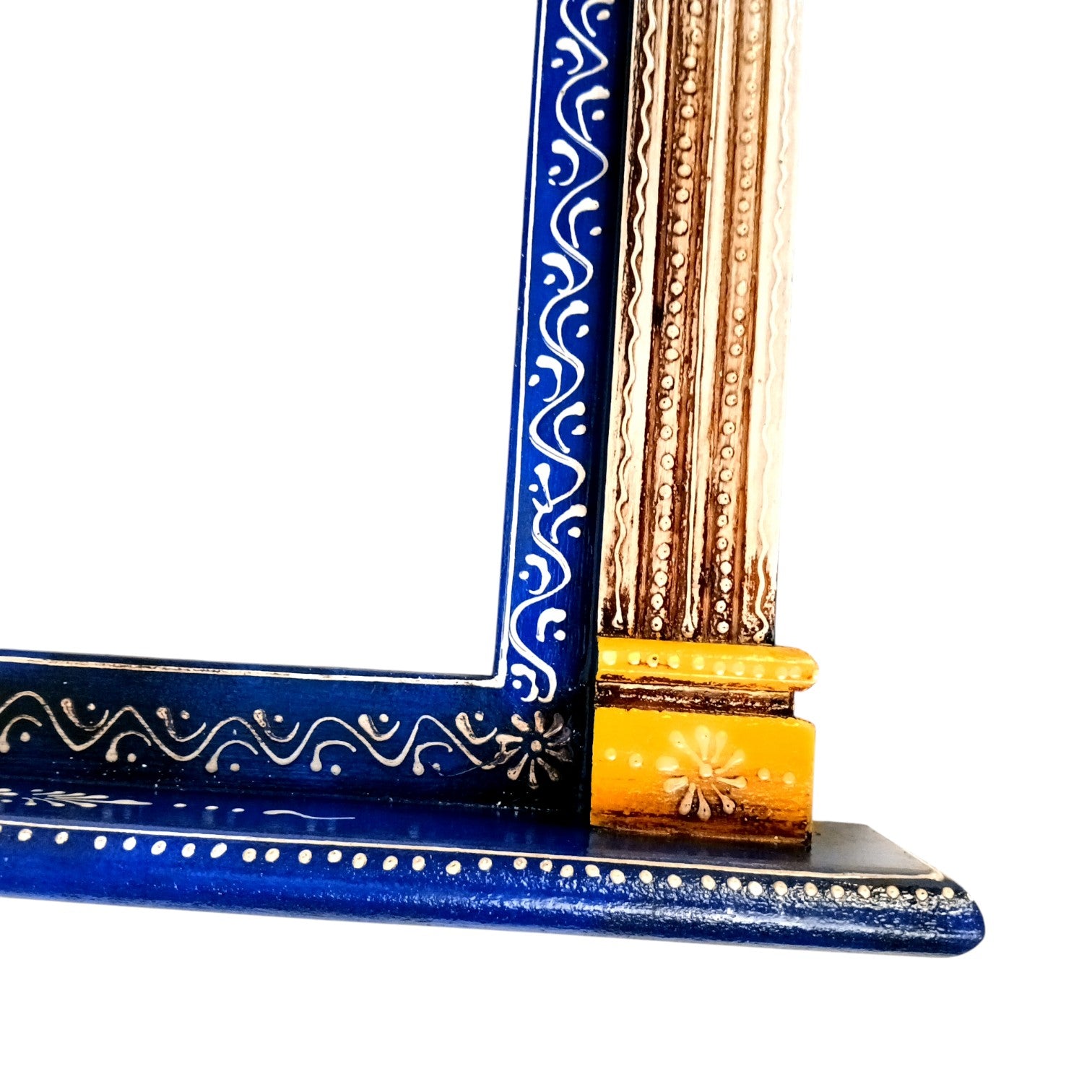 Wooden Jharokha Wall Hanging – Decorative Window Frame for Home, Living Room, Entrance & Wall Decor - 17 Inch - Apkamart